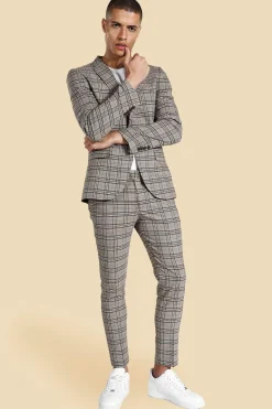 boohooMAN Veste de costume super skinny à simple boutonnage<Homme Costumes Et Tenues Formelles