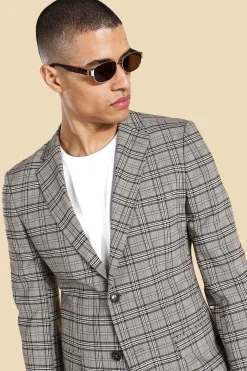 boohooMAN Veste de costume super skinny à simple boutonnage<Homme Costumes Et Tenues Formelles