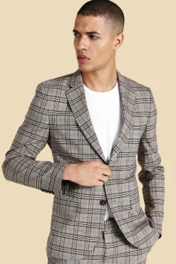 boohooMAN Veste de costume super skinny à simple boutonnage<Homme Costumes Et Tenues Formelles
