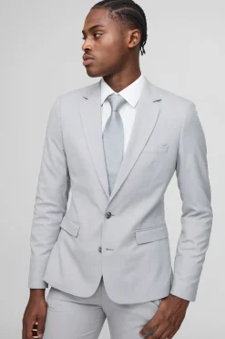 Veste de costume super skinny à simple boutonnage