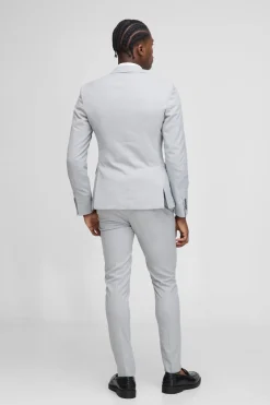 Veste de costume super skinny à simple boutonnage