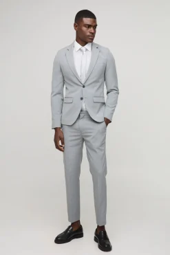boohooMAN Veste de costume super skinny à simple boutonnage<Homme Costumes Et Tenues Formelles
