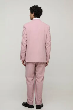 Veste de costume surdimensionnée à double boutonnage