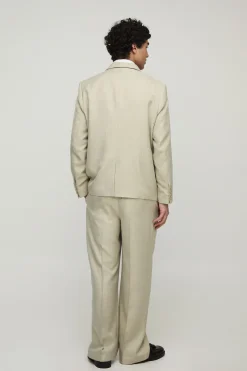Veste de costume surdimensionnée à double boutonnage