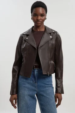 Veste de Motard Signature en Cuir