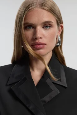 Veste de Smoking Cintrée à Double Boutonnage Sur Mesure