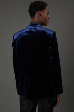 Burton Veste de Smoking Cintrée en Velours<Homme Costumes Et Tenues Formelles