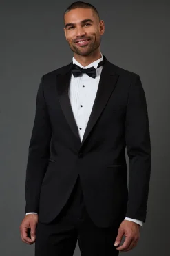 Burton Veste de Smoking e à Col Châle Ajustée en Jacquard<Homme Costumes Et Tenues Formelles