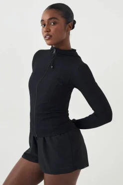 Veste de Sport à Casynthétiqueche DSGN Studio Ultra Sculpt Côtelée avec Fermeture Éclair