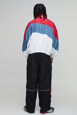Veste De Sport Color Block Oversize Officielle