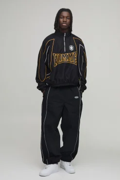 Veste De Sport Colour Block Oversize Pour Homme