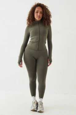 DSGN Studio Veste de Sport Sport Ultra Contour Sans Couture à Fermeture Éclair<Femme Vêtements De Sport|Dsgn Studio