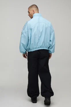 Veste De Sport Graphique Surdimensionnée À Grande Échelle Officielle