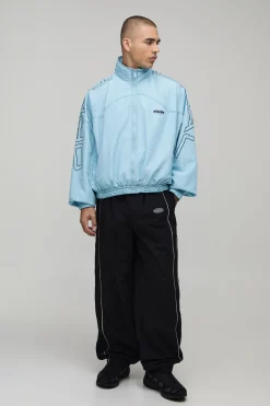 Veste De Sport Graphique Surdimensionnée À Grande Échelle Officielle