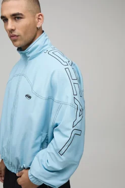 Veste De Sport Graphique Surdimensionnée À Grande Échelle Officielle