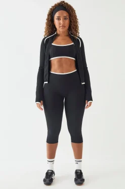 Veste De Sport Moulante À Zip Contrasté Dsgn Studio Sculpt