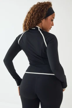 Veste De Sport Moulante À Zip Contrasté Dsgn Studio Sculpt