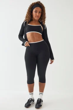 Veste De Sport Moulante À Zip Contrasté Dsgn Studio Sculpt