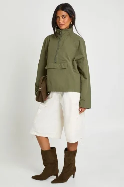 boohoo Veste De Survêtement Cargo À Enfiler Par La Tête<Femme Vestes & Manteaux|Manteaux Et Vestes D’Automne