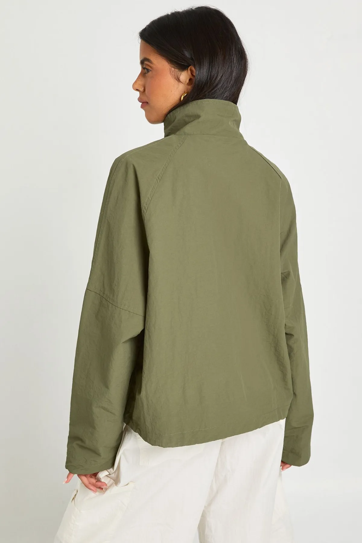 boohoo Veste De Survêtement Cargo À Enfiler Par La Tête<Femme Vestes & Manteaux|Manteaux Et Vestes D’Automne