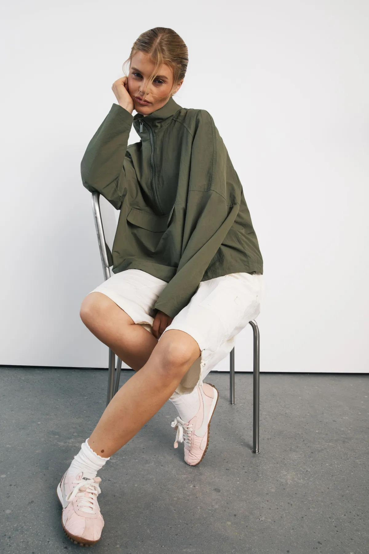 boohoo Veste De Survêtement Cargo À Enfiler Par La Tête<Femme Vestes & Manteaux|Manteaux Et Vestes D’Automne