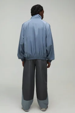 boohooMAN Veste De Survêtement Col Cheminée Oversized Tall Circa 98<Homme Manteaux Et Vestes