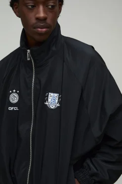 boohooMAN Veste De Survêtement Col Cheminée Oversize Circa 98<Homme Manteaux Et Vestes