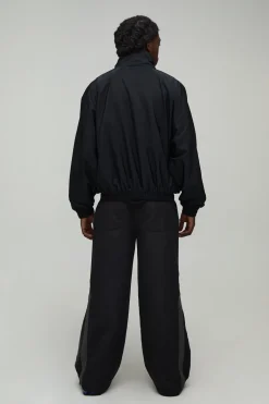 boohooMAN Veste De Survêtement Col Cheminée Oversize Circa 98<Homme Manteaux Et Vestes