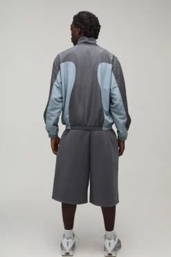 Veste De Survêtement Coupe Boxy À Blocs De Couleur