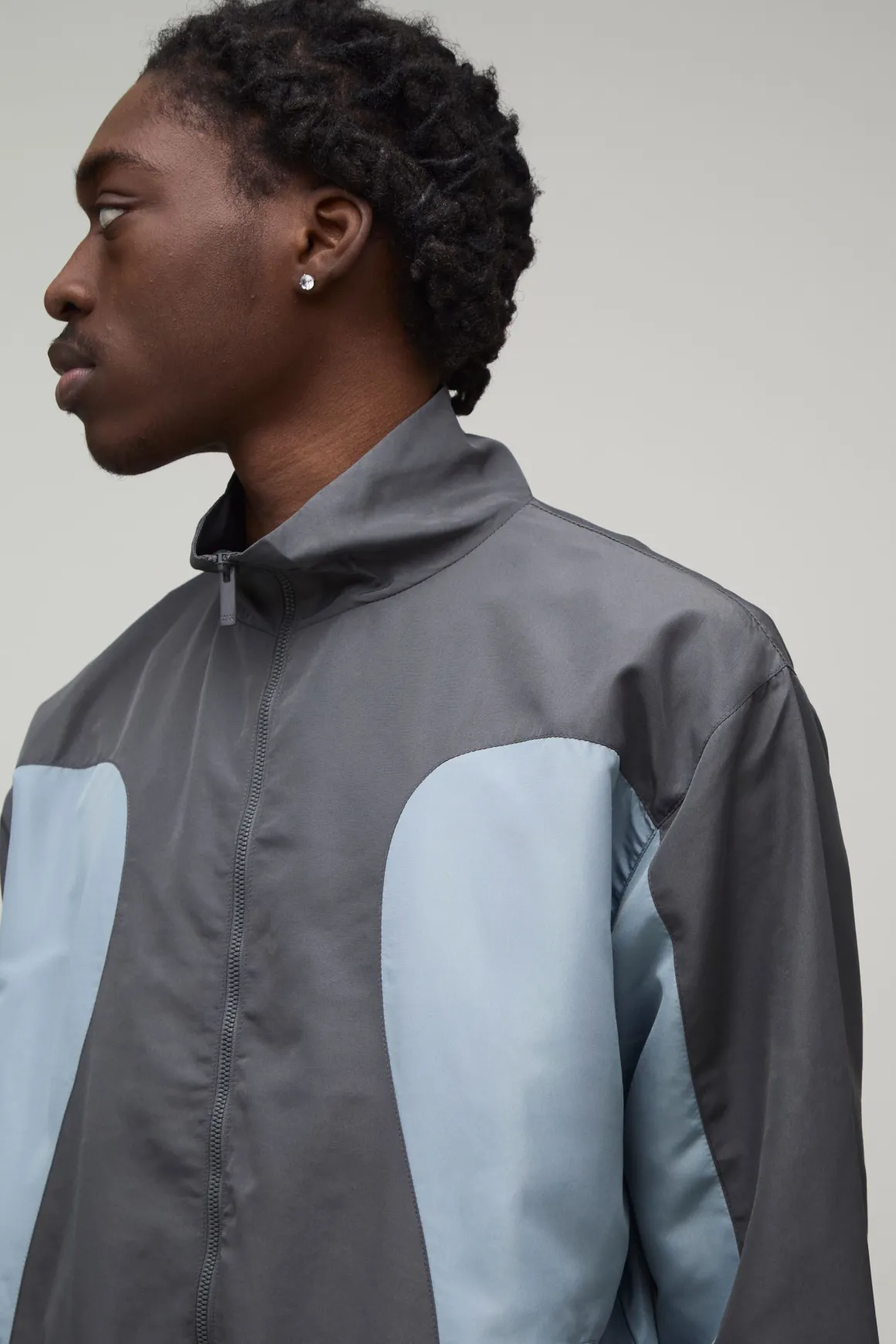 Veste De Survêtement Coupe Boxy À Blocs De Couleur