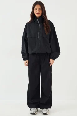 Veste de Survêtement DSGN Studio en Nylon à Fermeture Éclair et Col Montant