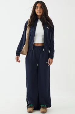 Veste de Survêtement Zippée DSGN Studio en Tricot avec Détail de Passepoil