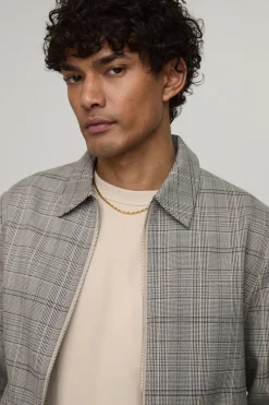 Veste De Tailleur Coordonnée Coupe Boxy À Carreaux