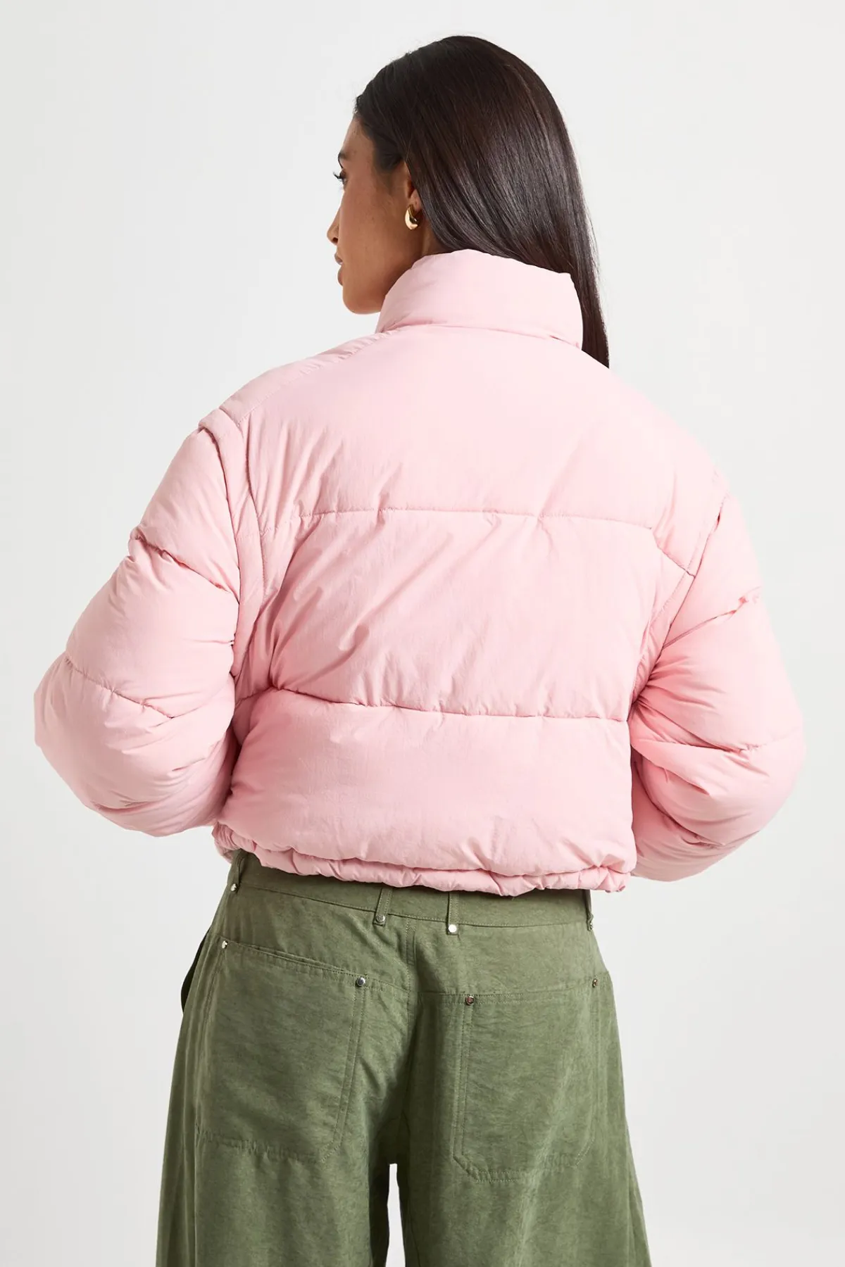 boohoo Veste Doudoune Col Montant<Femme Doudounes|Vestes & Manteaux