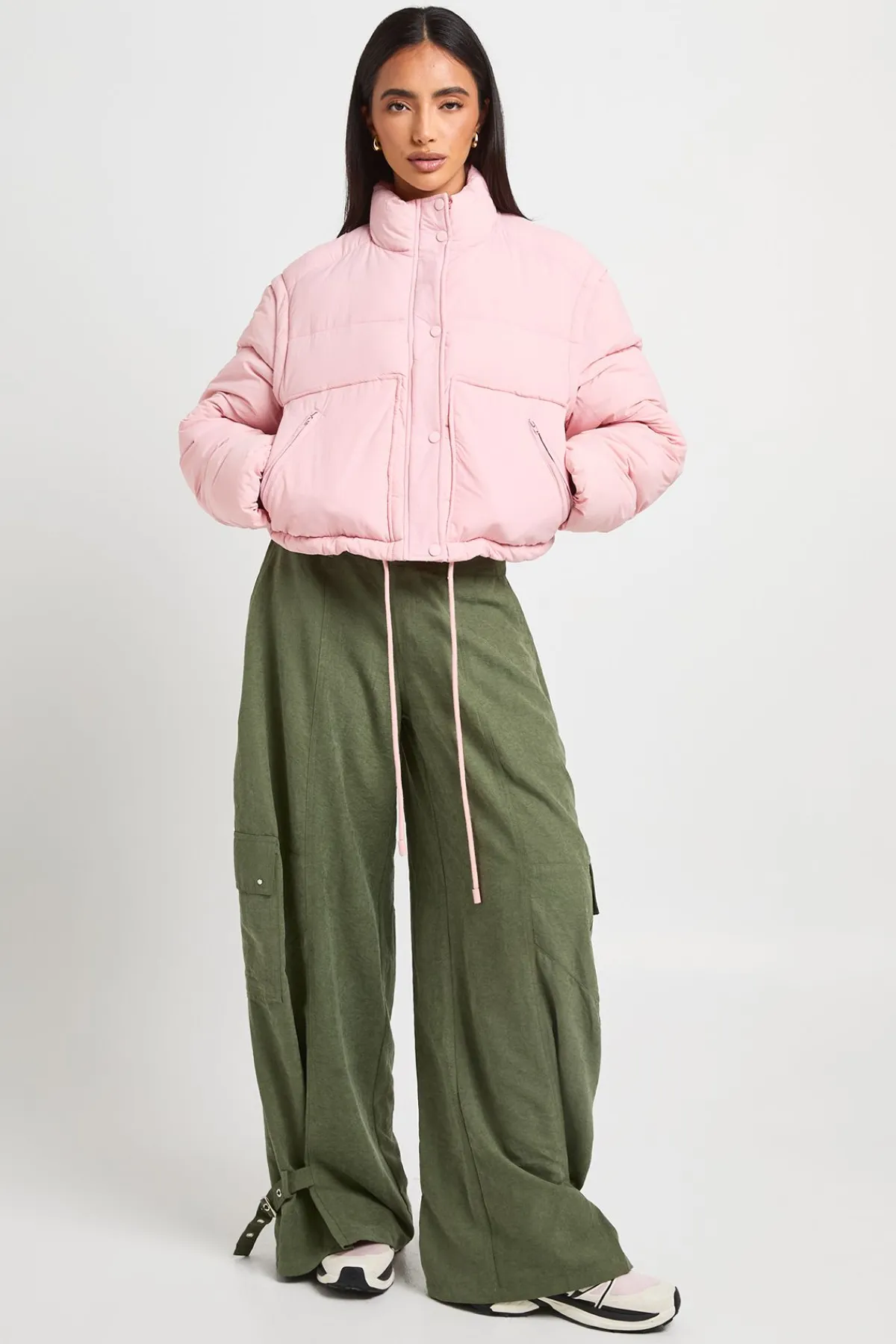 boohoo Veste Doudoune Col Montant<Femme Doudounes|Vestes & Manteaux