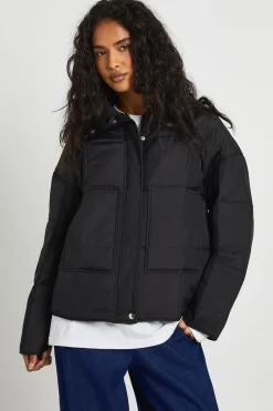 Veste doudoune matelassée carrée