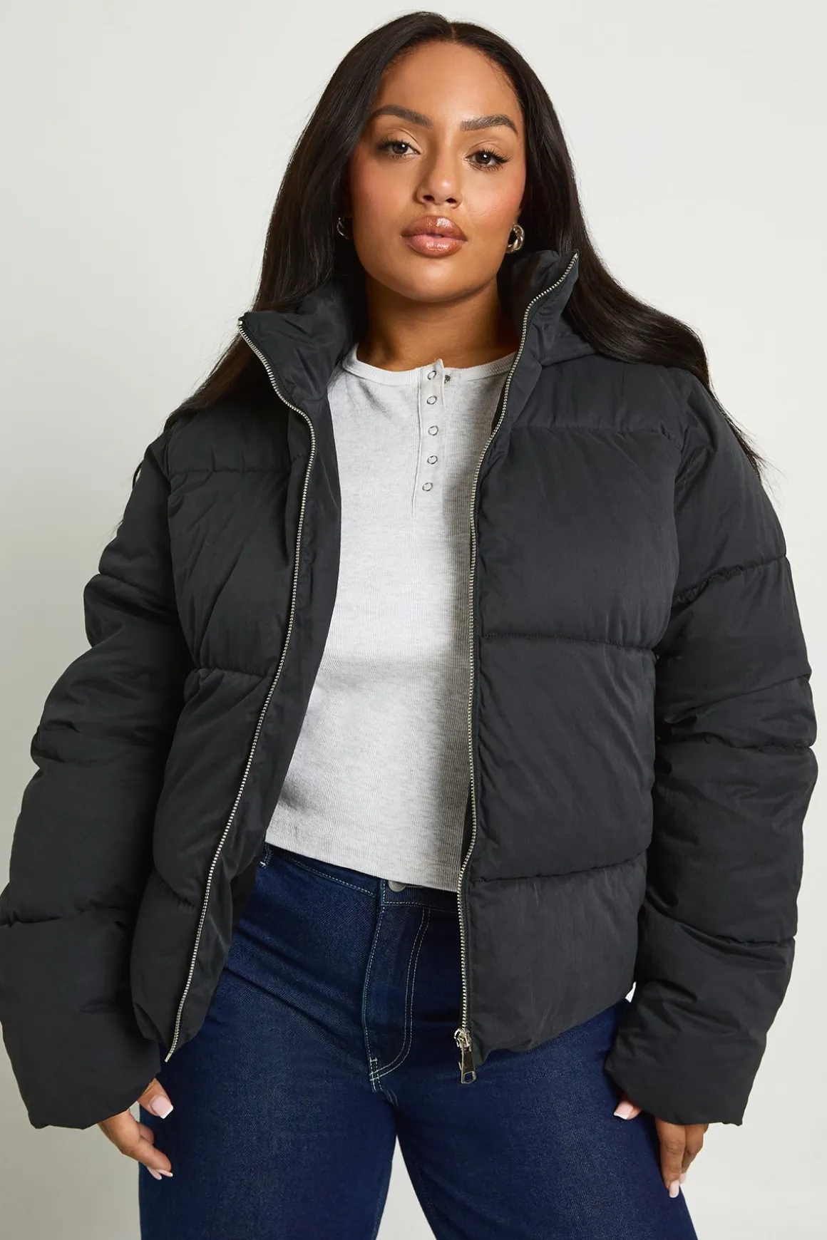 Veste doudoune matelassée Plus