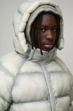 boohooMAN Veste Doudoune synthétiqueffer Translucide Ripstop Oversize<Homme Manteaux Et Vestes