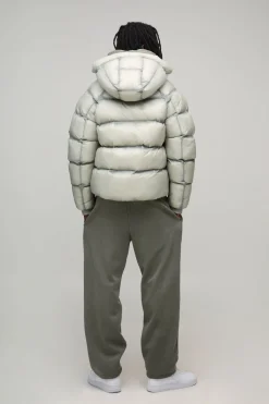 boohooMAN Veste Doudoune synthétiqueffer Translucide Ripstop Oversize<Homme Manteaux Et Vestes