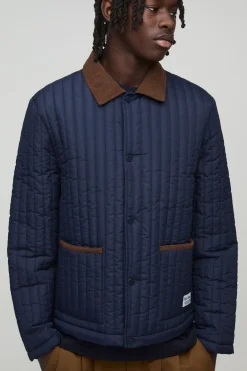 Veste droite matelassée