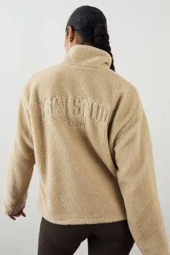 Veste DSGN Studio Borg à Col Cheminée et Fermeture Zippée