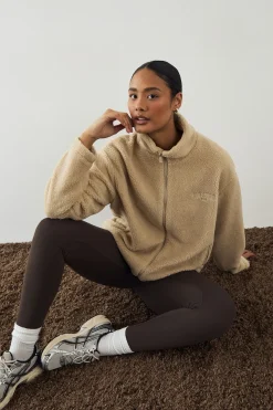 Veste DSGN Studio Borg à Col Cheminée et Fermeture Zippée