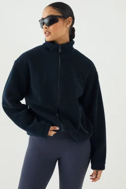 DSGN Studio Veste Borg à Fermeture Éclair et Col Montant<Femme Vestes & Manteaux|Dsgn Studio