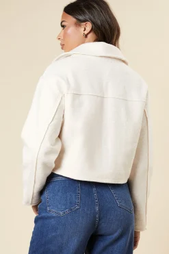 Veste à Détail Poche Avant avec Fermeture Éclair