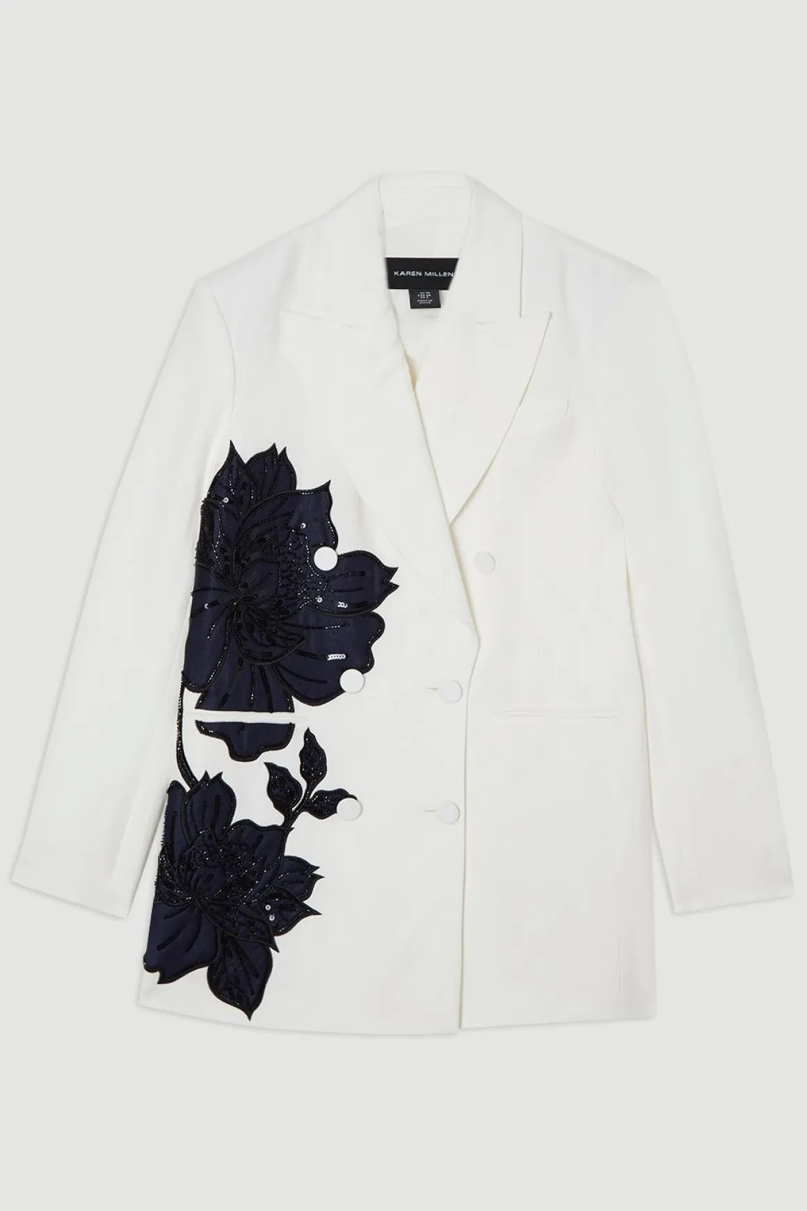 Veste d'été premium ornée d'appliqué sur mesure