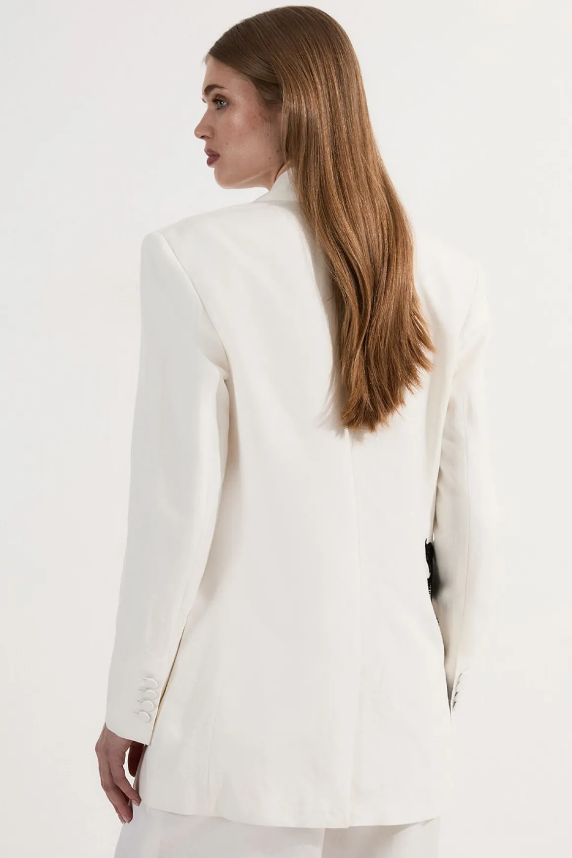 Veste d'été premium ornée d'appliqué sur mesure
