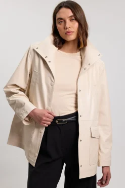 Veste En Cuir Oversize