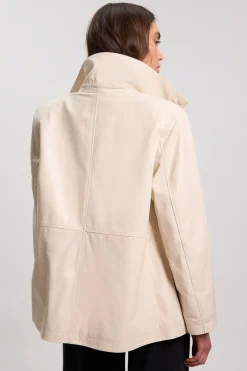 Veste En Cuir Oversize