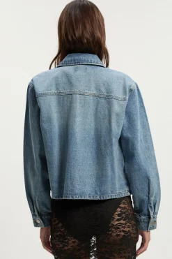 Veste en denim à col