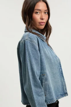 Veste en denim à col